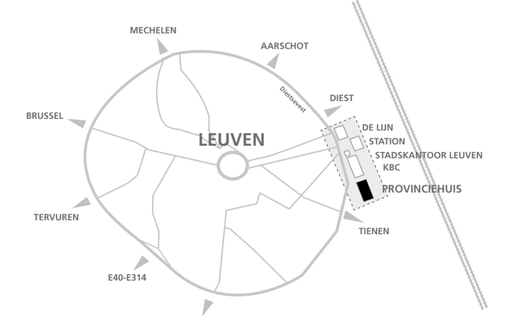 Stadsplan Leuven